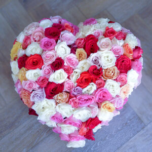 Bouquet en cœur - L'amour